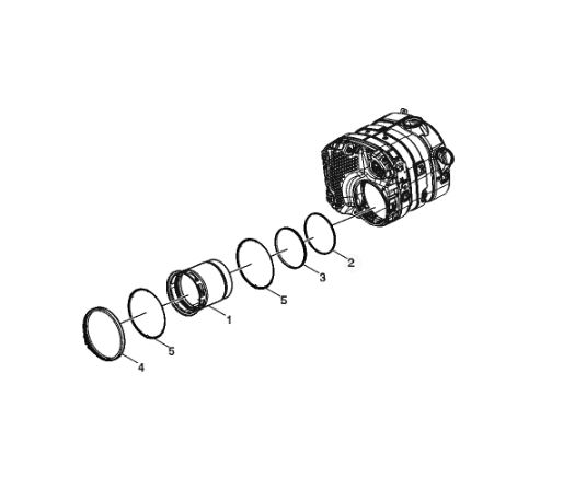 Wkład filtra DPF, REMAN