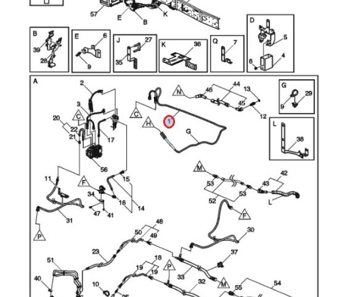 Przewód Adblue pompa- dysza 7423761207
