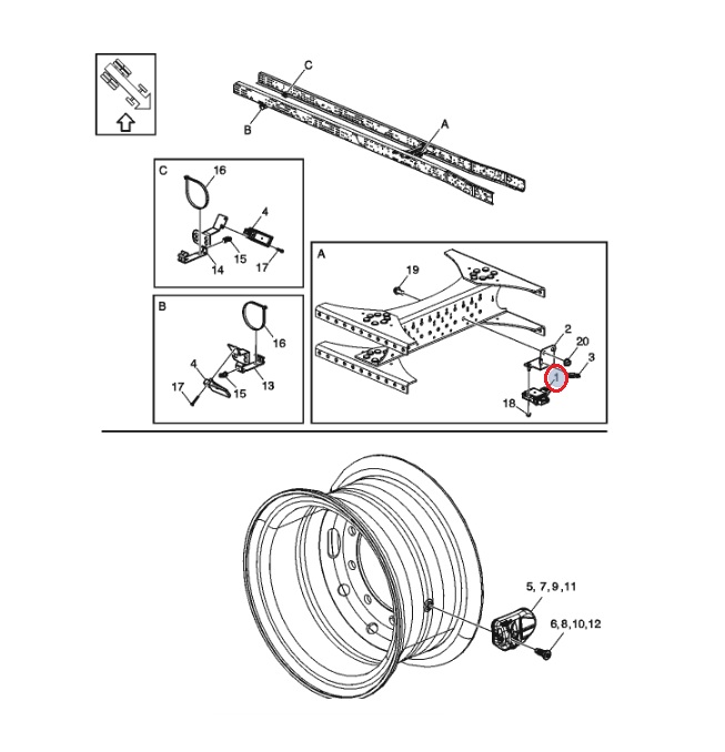 Jednostka sterująca TPMS VOLVO FH5 24493109