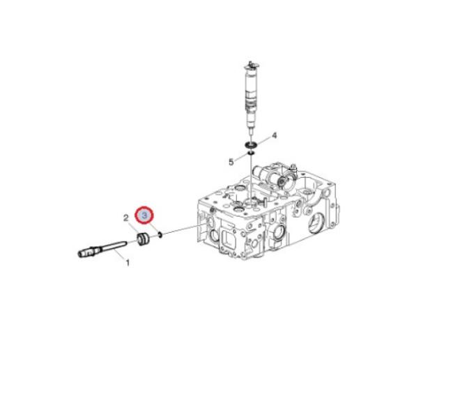 Pierścień gumowy 21442526