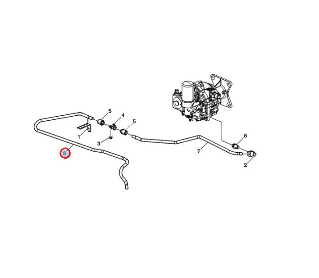 Przewód kompresora 23953256