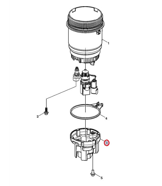 Obudowa separatora Renault Truck 7423826650