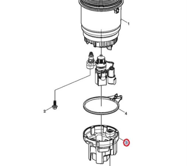 Obudowa separatora Renault Truck 7423826650