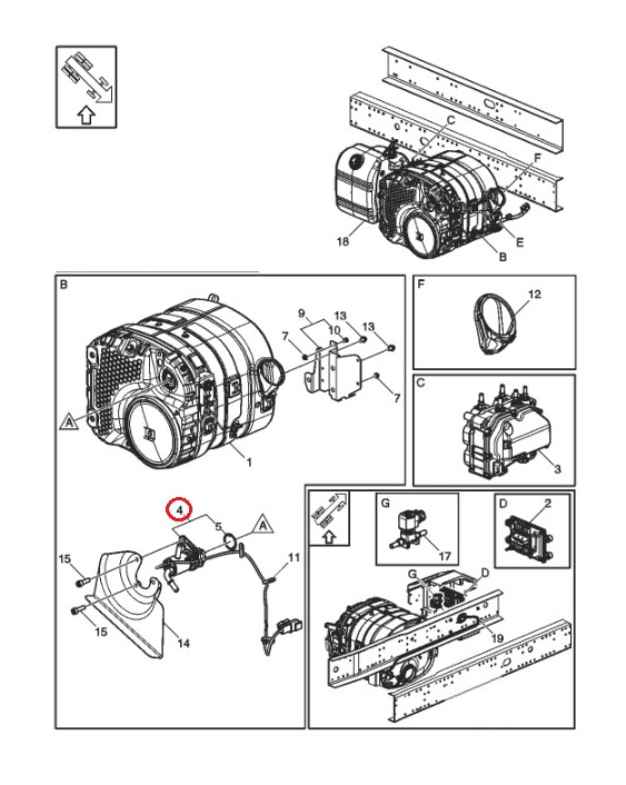 Wtryskiwacz Adblue Renault 7424631521