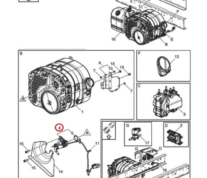 Wtryskiwacz Adblue Renault 7424631521