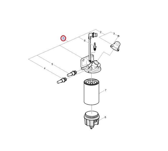 Obudowa filtra paliwa 22556624
