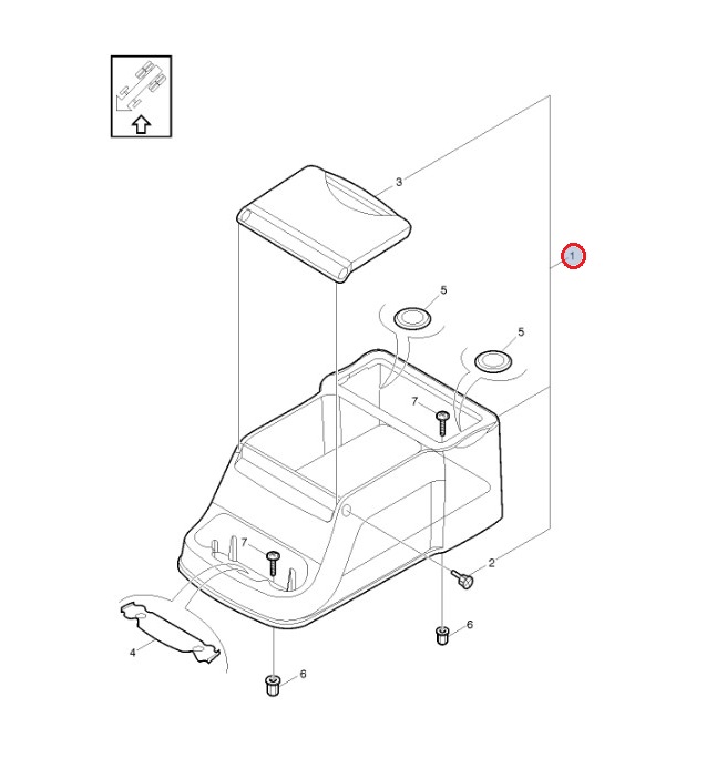 Schowek kompletny Volvo FL3  78702598