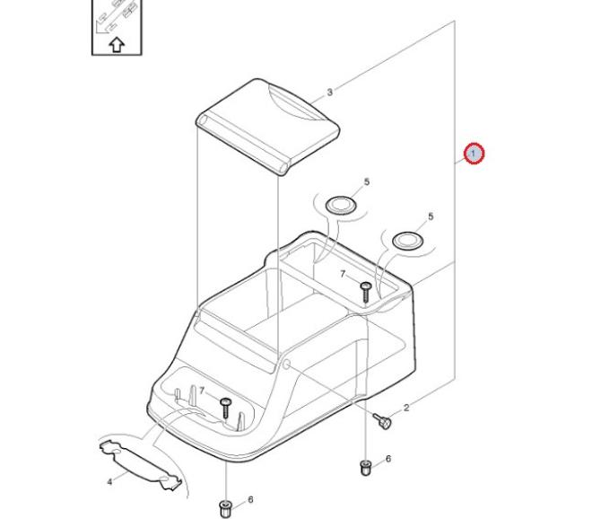 Schowek kompletny Volvo FL3  78702598