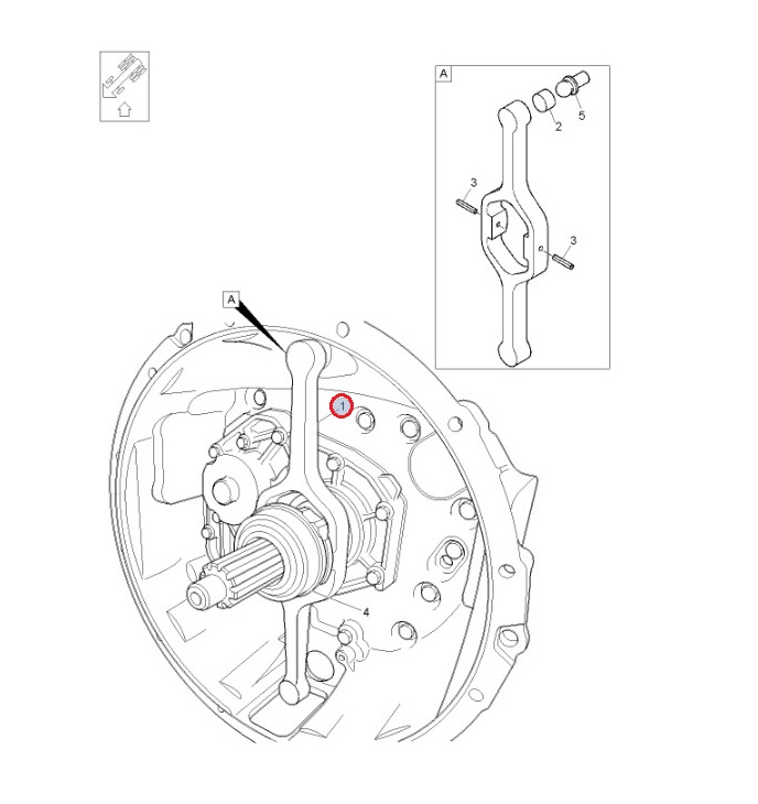 Widełki sprzęgła 5010545940