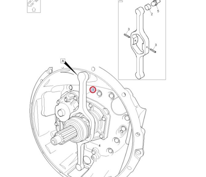 Widełki sprzęgła 5010545940