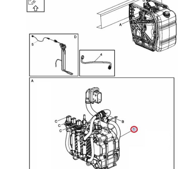 Wiązka przewodów Adblue 24167775