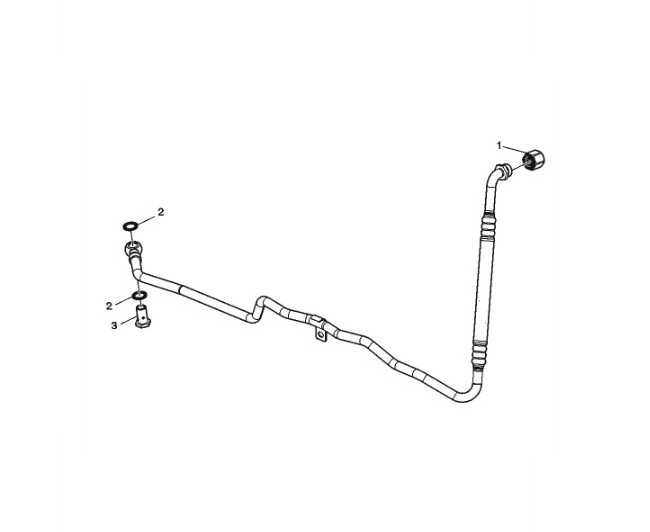 Przewód układu wspomagania 7423371217