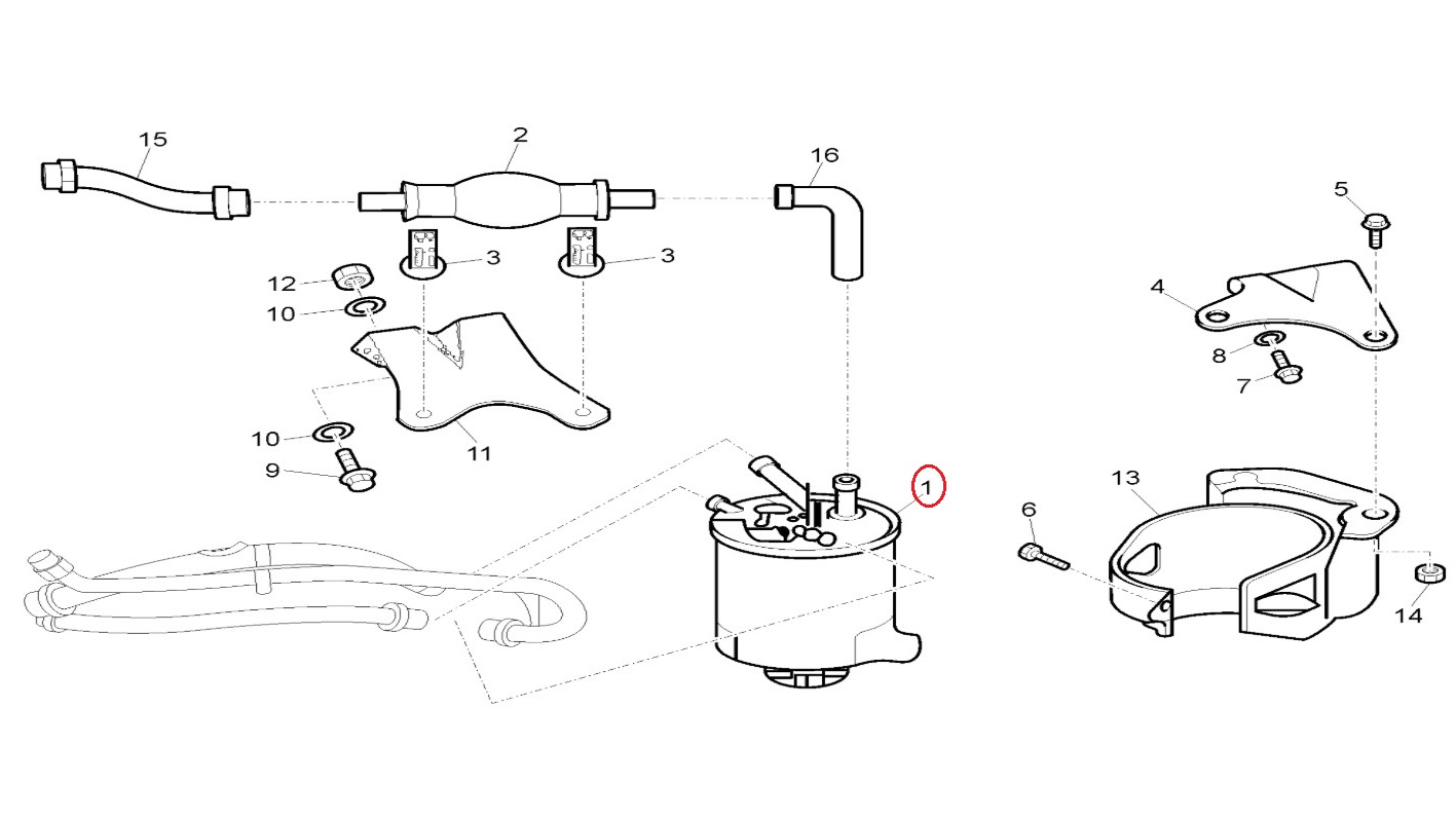 Filtr paliwa Renault MAXITY 7485151822