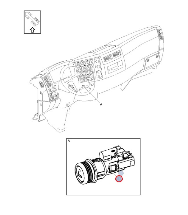 Zapalniczka VOLVO FL3 20717549