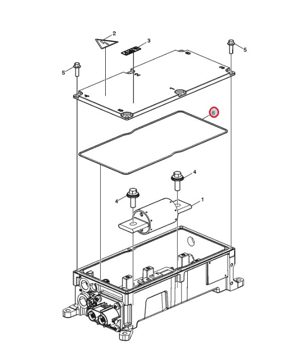 Uszczelka skrzynki jednostki sterującej 24149387