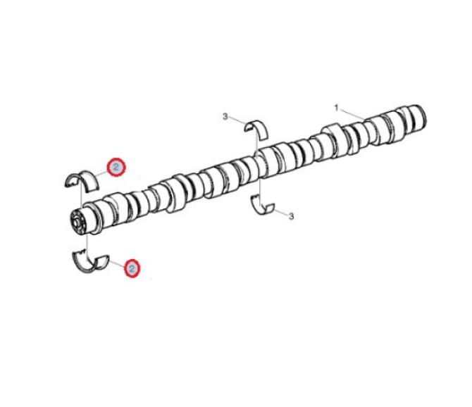 panewka wałka rozrządu Volvo  24255577