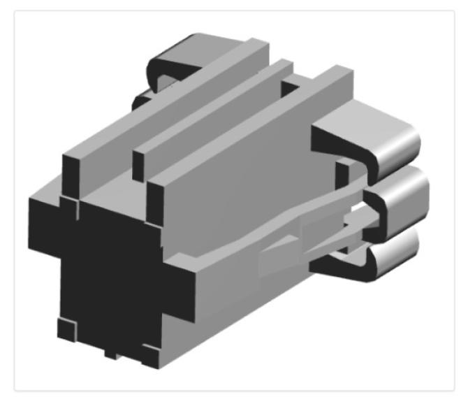 Wtyczka elektryczna 2 pin 25559104