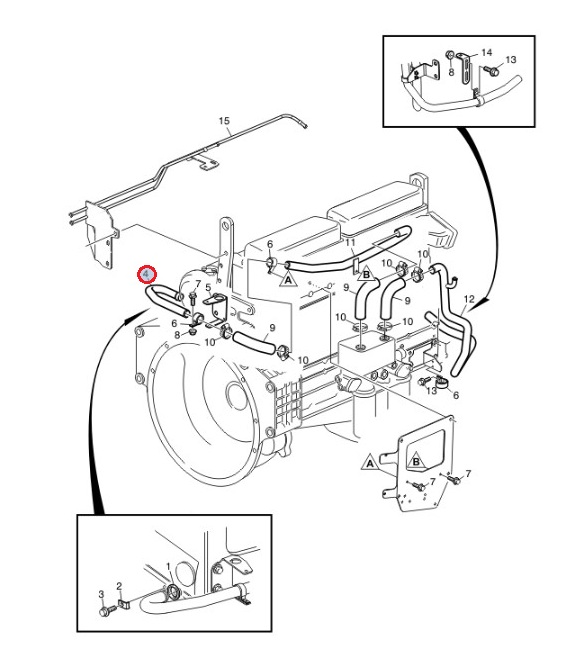 Przewód płynu układu chłodzenia VOLVO FL6 3978183