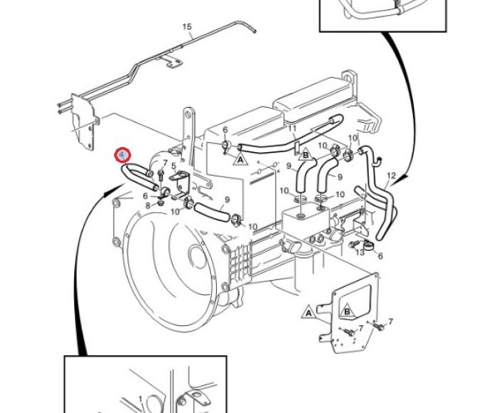 Przewód płynu układu chłodzenia VOLVO FL6 3978183