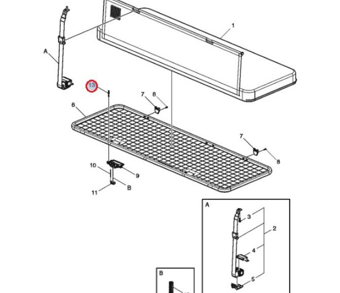 Nit pasa leżanki Volvo 78663403