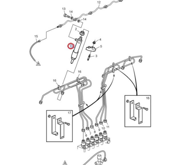Wtryskiwacz paliwa Volvo FM10, REMAN 8112898