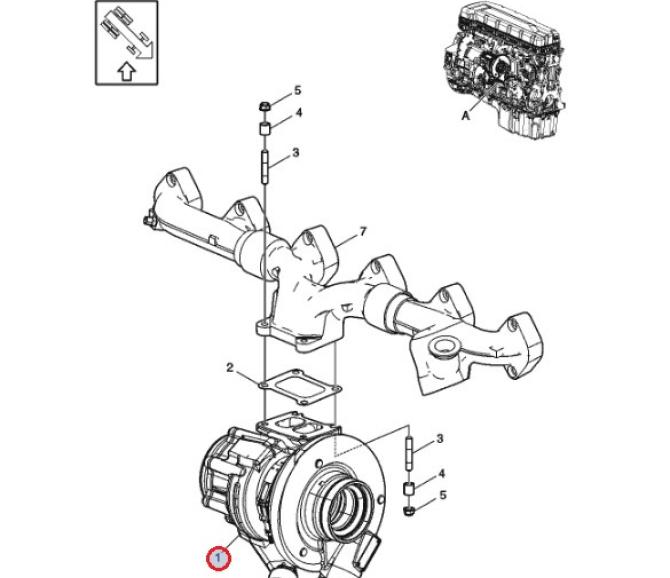 Turbosprężarka Volvo REMAN 85013758