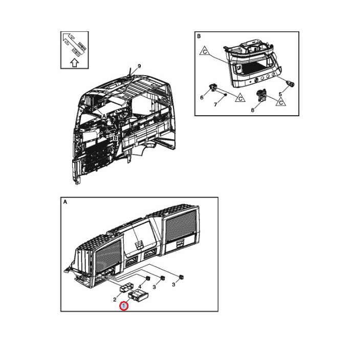 Radio Volvo FH4 24706885