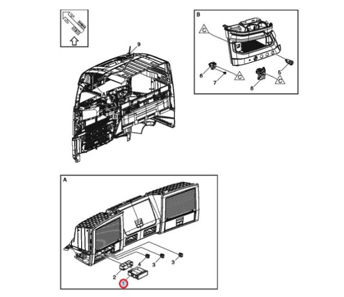 Radio Volvo FH4 24706885