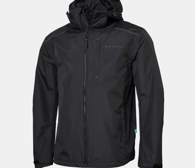 Shell Jacket - Volvo Word Mark - Black - XL
