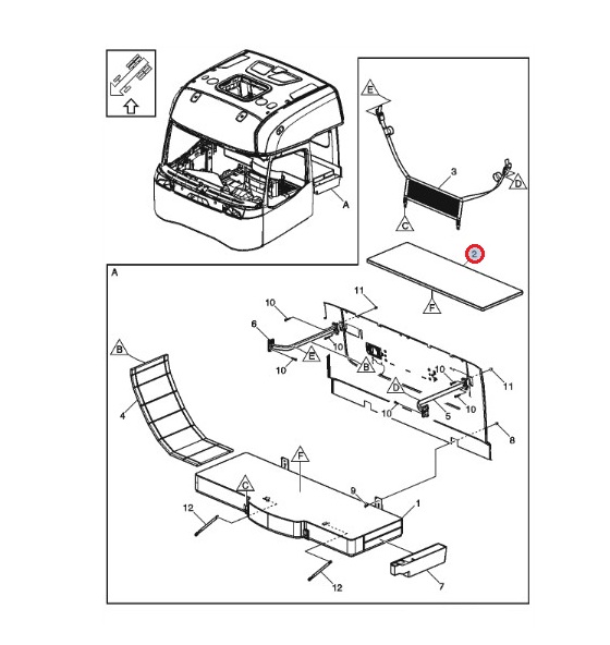 Materac Renault Gama T 7423822359