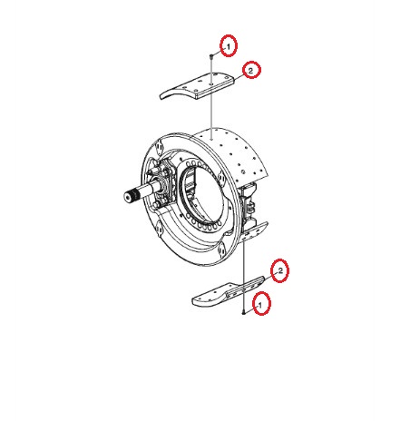 Zestaw okładzin hamulcowych Renault 7424468192