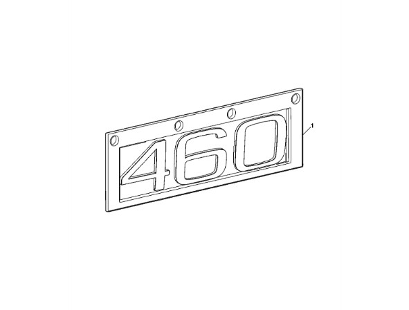 Emblemat 460 Volvo FH4B Areo 24300563