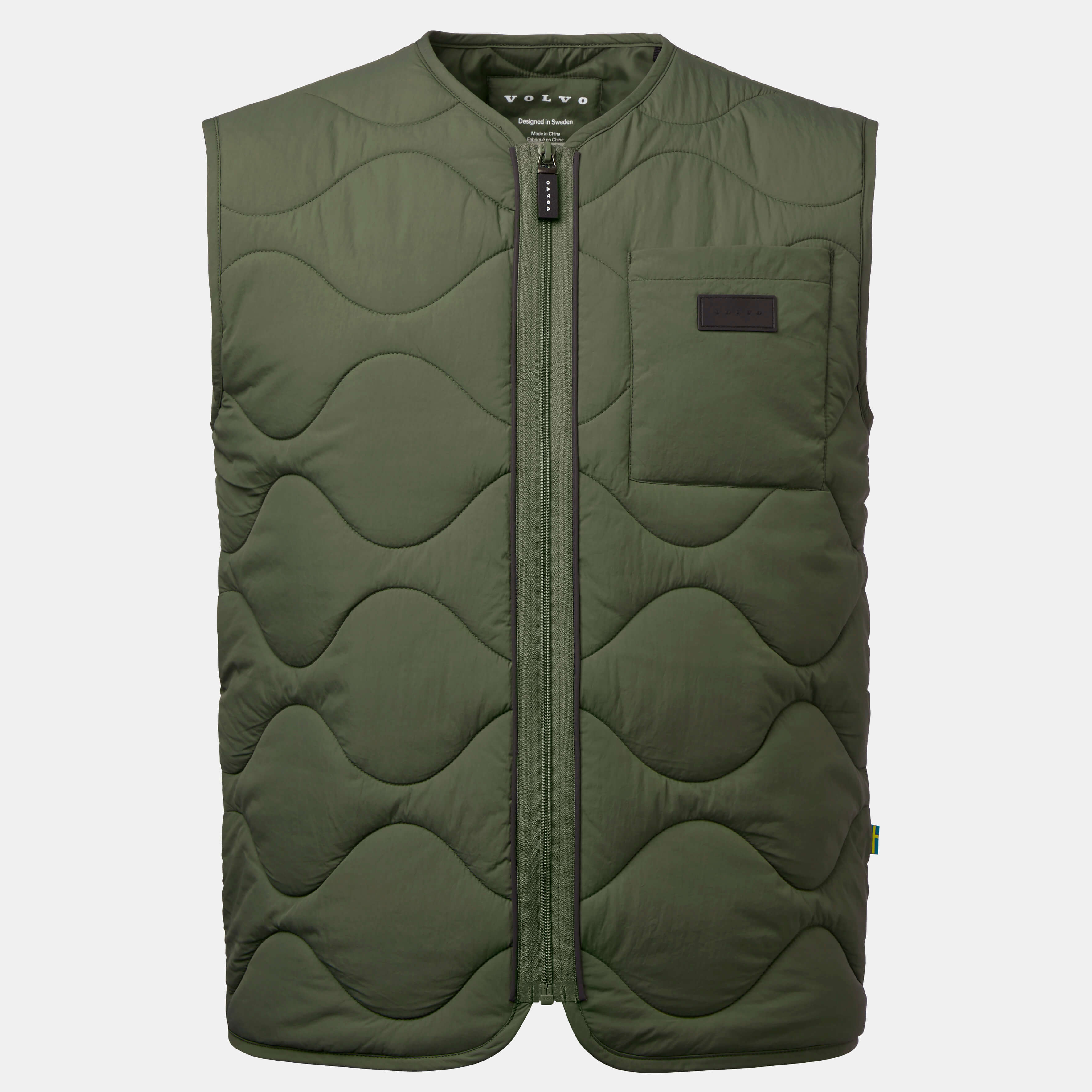 Kamizelka - Vest - Volvo Word Mark - Green - XL
