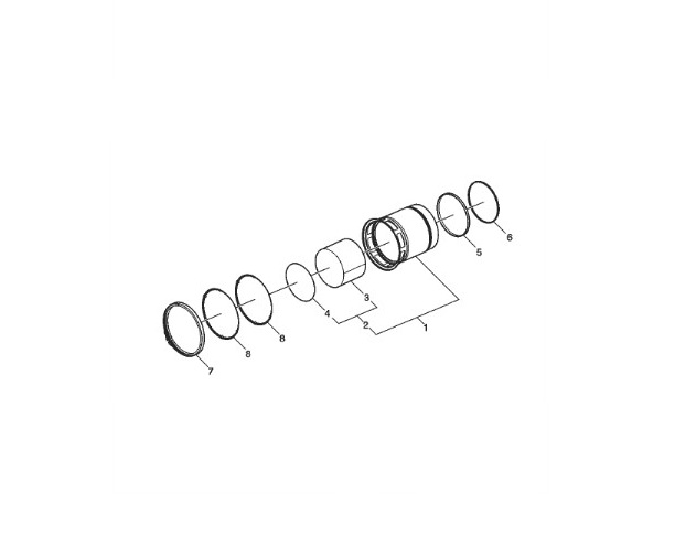 Wkład filtra DPF Renault DE13 TC, REMAN 7485023143