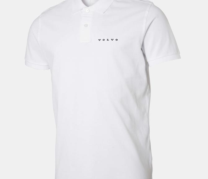 Koszulka Polo Base - Volvo Word Mark - White - rozmiar L