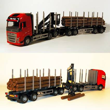 Model FH4 przewoz drewna